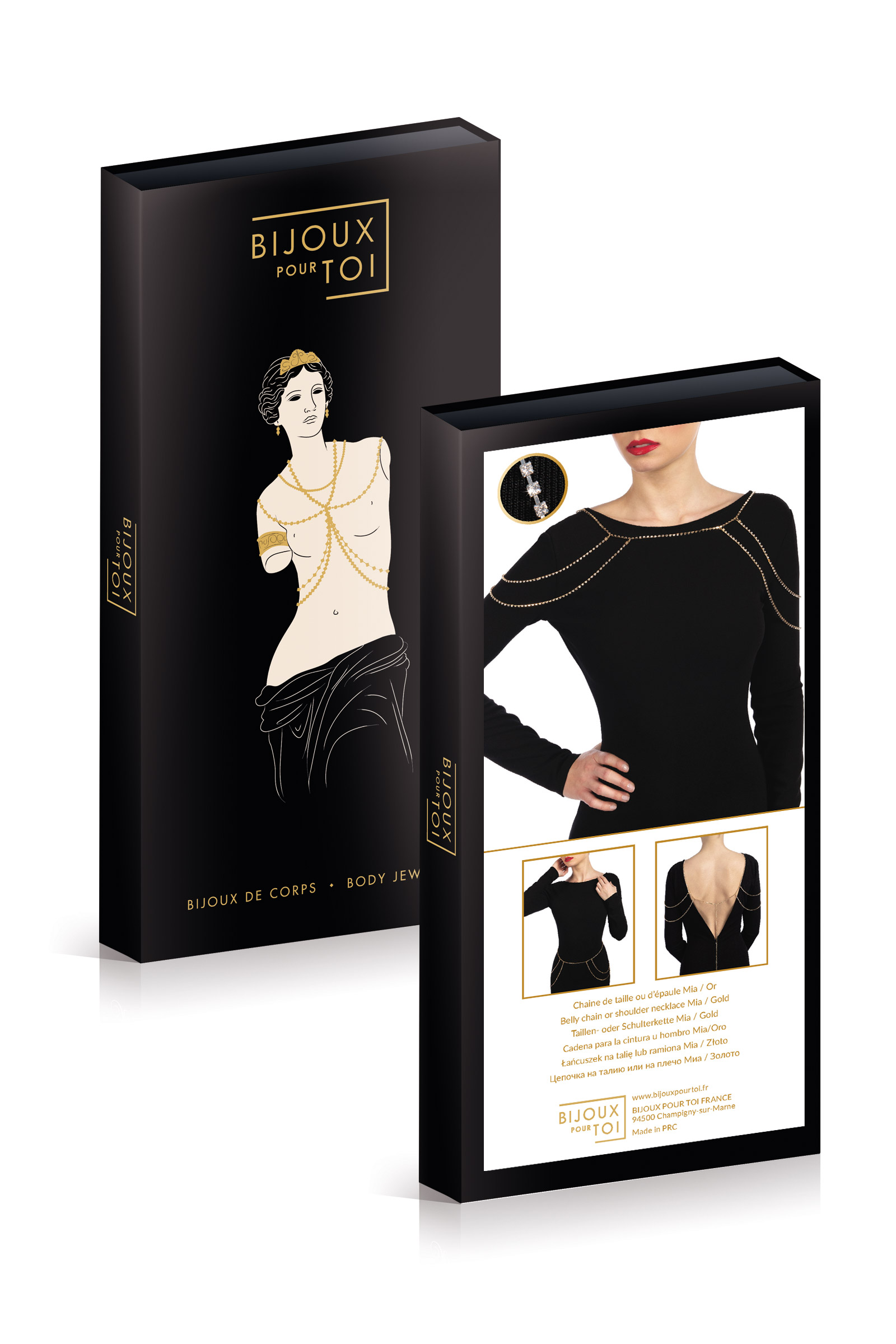 Bijoux Pour Toi — Harnais Sidonie corps complet string