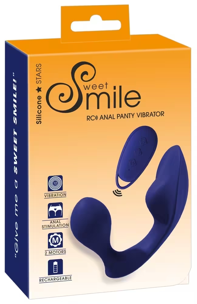 Smile RC Anal Panty Vibrator Bleu Nuit