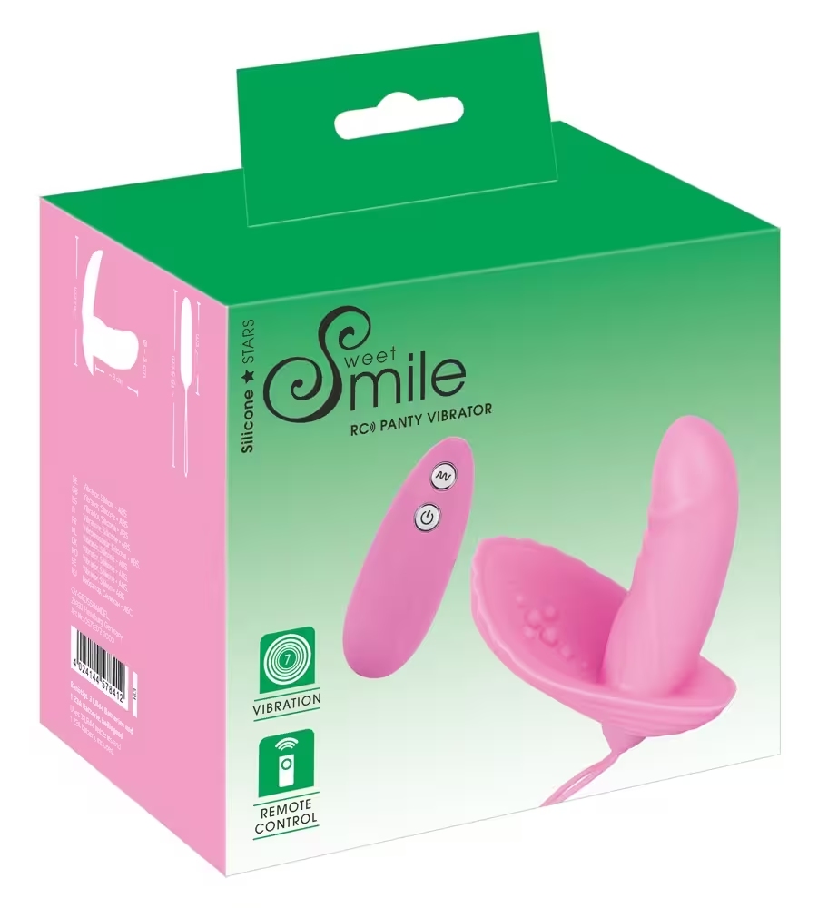 Smile RC Panty Vibrator Vert Rose