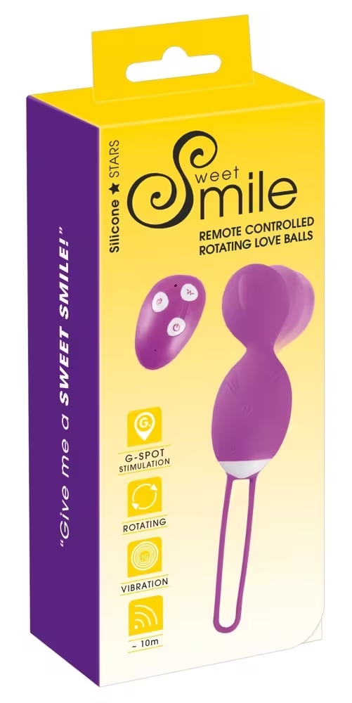 Smile RC Rotating Love Balls Violet
