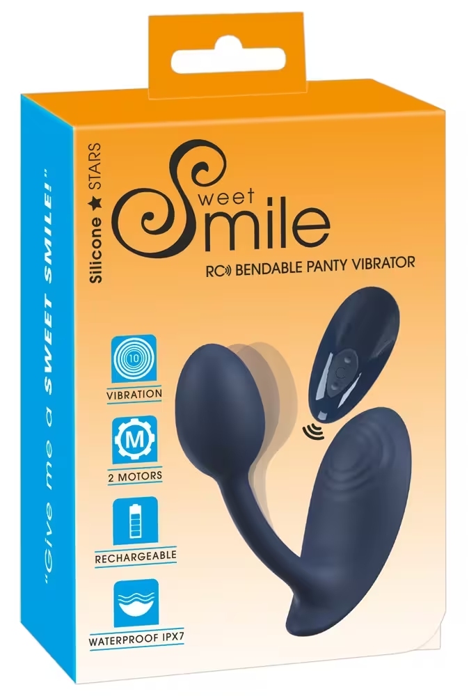 Smile RC Bendable Panty Vibrator Bleu Nuit