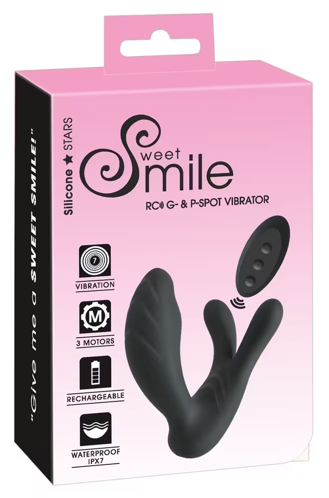 Smile RC G- & P-Spot Vibrator Noir