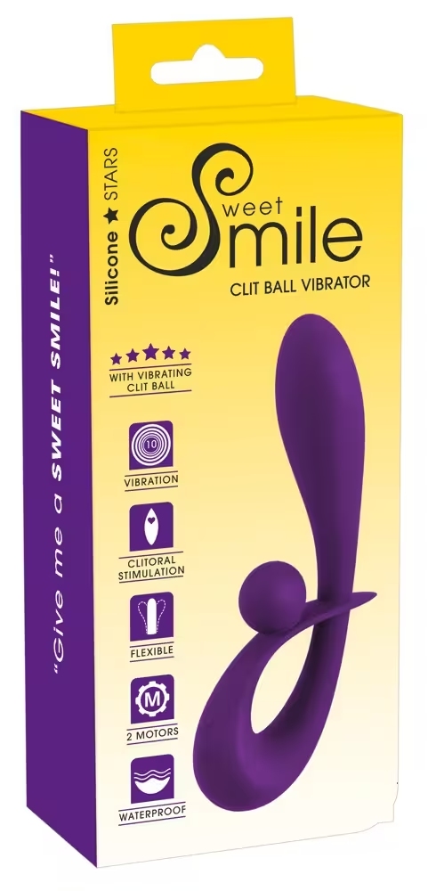 Smile Clit Ball Vibrator Violet
