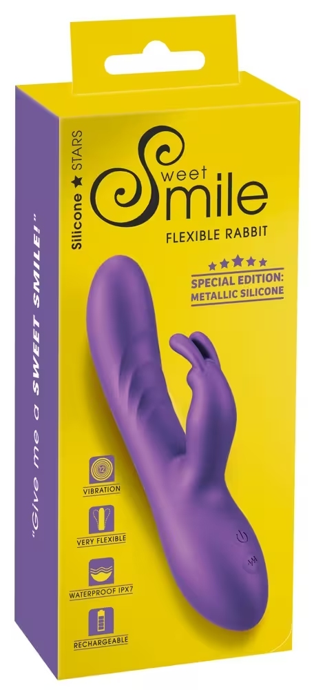 Smile Flexible Rabbit Metallic Violet