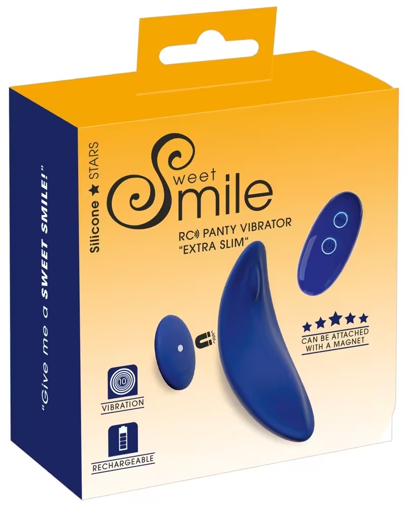Smile RC Panty Vibrator Extra Slim Bleu