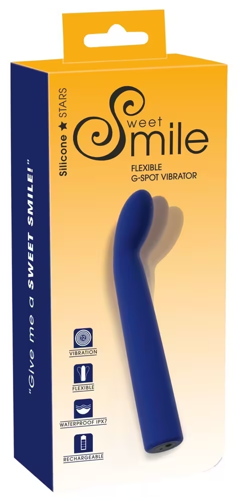 Smile Flexible G-Spot Vibrator Bleu